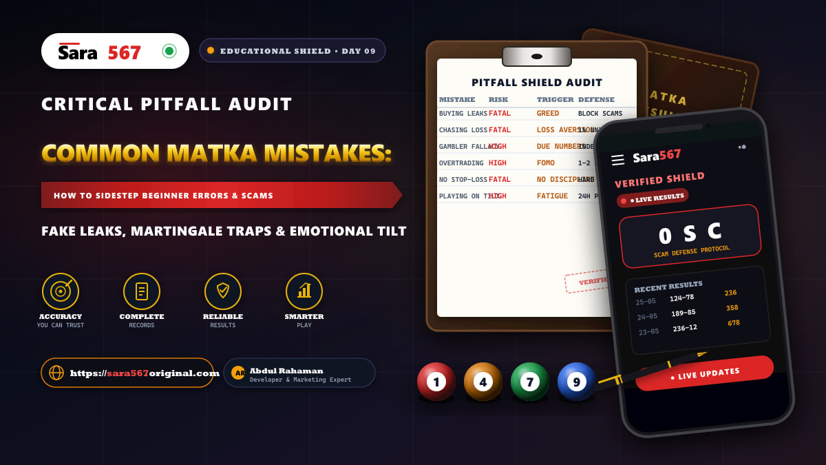 Common Satta Matka Mistakes to Avoid Banner
