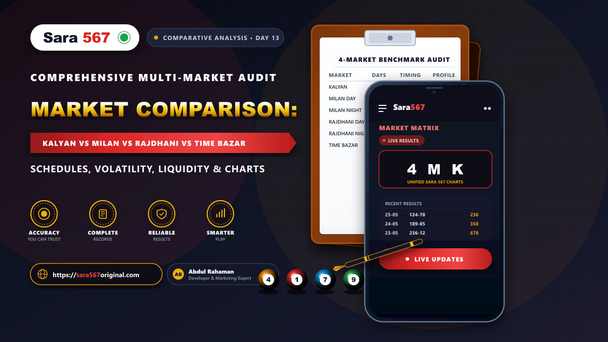 Comparing Different Satta Markets Banner
