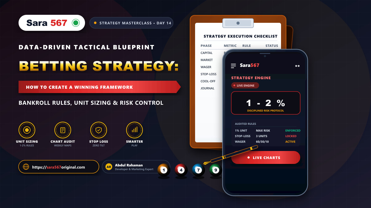 How to Create a Betting Strategy Banner
